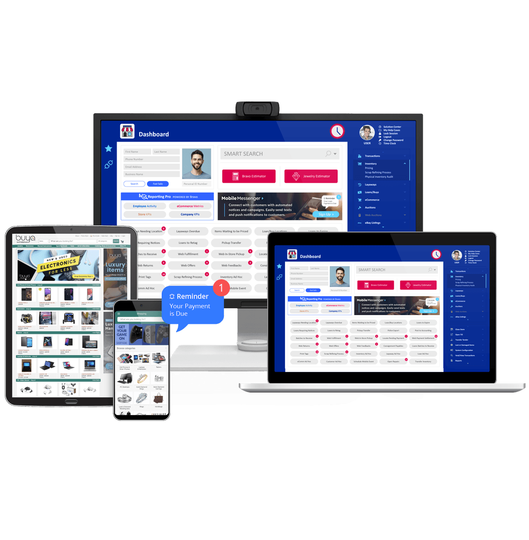 screenshot of Bravo Store Systems